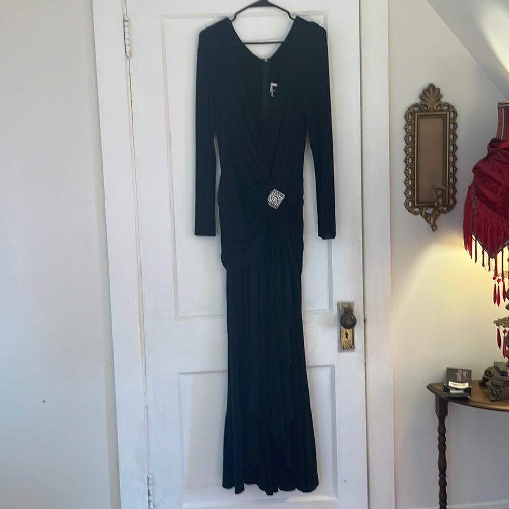 Vintage Tadashi black party dress. 1920s inspired 80/90s?